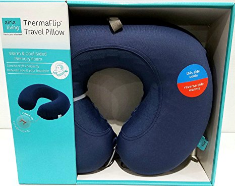 Airia Living ThermaFlip Travel Pillow - Encore Blue