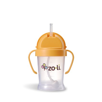 ZoLi BOT Straw Sippy Cup - Orange 6 oz