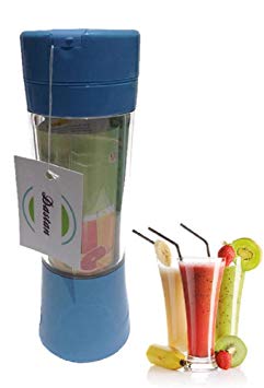 Dastan Personal Blender, Portable Juicer Cup, Personal Size Electric Rechargeable Blender, Fruit Mixer, Water Bottle, 380ml with Free USB Charger Cable (Green, Pink, Purple and Blue)