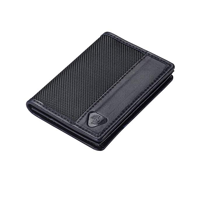 Lewis N Clark Ballistic RFID Card Wallet, Black