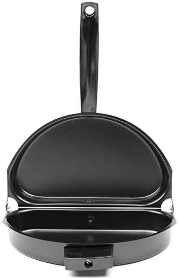 Fox Run 4499 Non-Stick Folding Omelette Pan, Carbon Steel