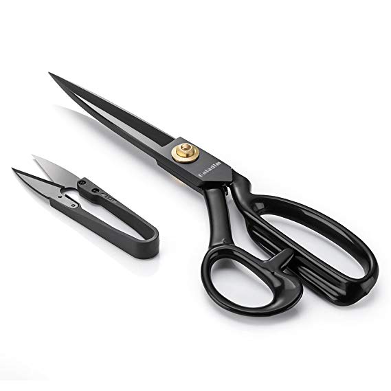Dressmaking Scissors 9 inch by Galadim - Dressmaker fabric Shears - Tailor's Scissors for Cutting Fabric, Leather, Raw Materials, Dressmakings, Altering, Sewing & Tailoring (9'', Right-handed)