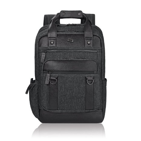 SOLO Solo Executive Backpack with Padded Compartment for Laptops Up To 15.6-Inches, Brown (EXE735-4U2)
