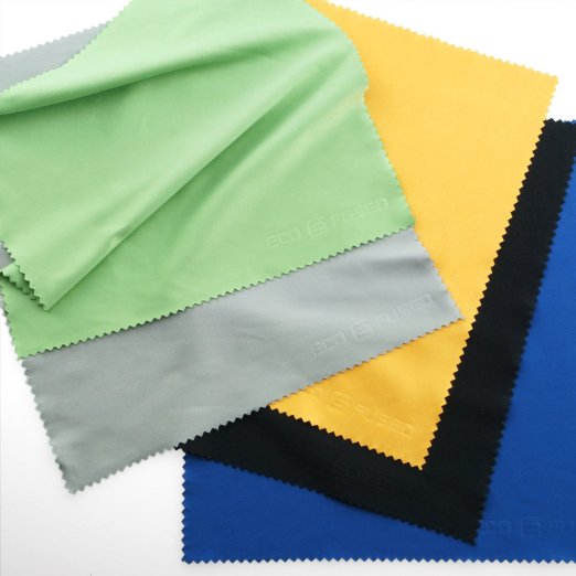 Microfibers Cleaning Cloths - 5 Large Colorful Cloths Suitable for Cleaning Glasses, Spectacles, Cameras, iPad, Tablets, Phones, LCD Screens, Silverware and Other Delicate Surfaces by ECO-FUSED(8 x 8 inch / 20 x 20 cm Black, Grey, Green, Blue, Yellow)