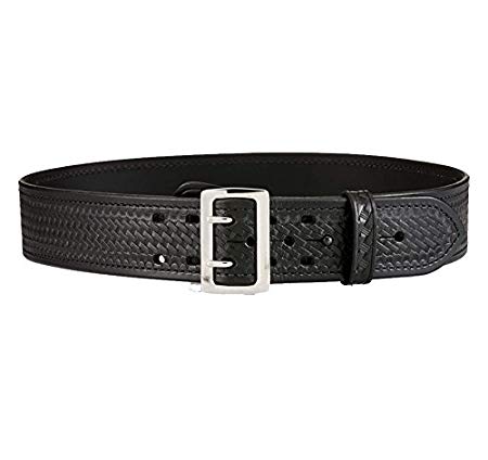 Aker Leather B01 Sam Browne Duty Belt, Full Leather-Lined, 2-1/4" Width