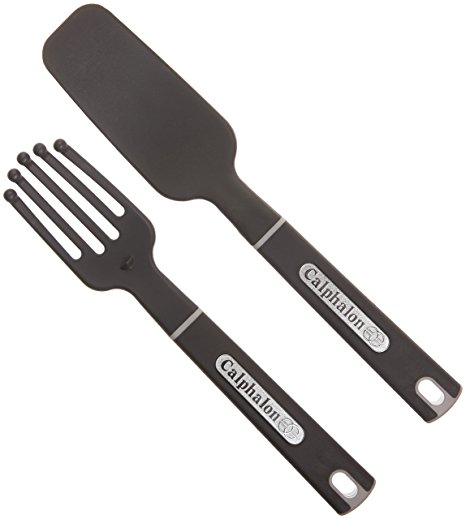 Calphalon Nylon Egg Whisking Fork and Omelette Turner Set