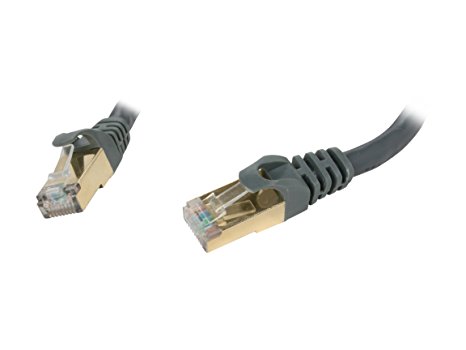 Rosewill 3-Feet Cat 7 Color Shielded Twisted Pair (S/STP) Networking Cable - Grey (RCW-3-CAT7-GE)