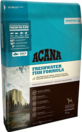 Orijen Acana Heritage Freshwater Fish Dog Food, 25 lb