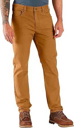 Carhartt Men's Rugged Flex Slim Fit Duck Tapered 5-Pocket Pant