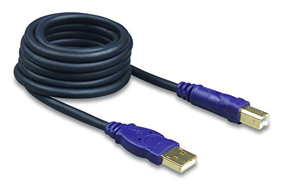 Belkin Gold Series 6-Foot USB A to B Cable; 20/28 AWG; DSTP