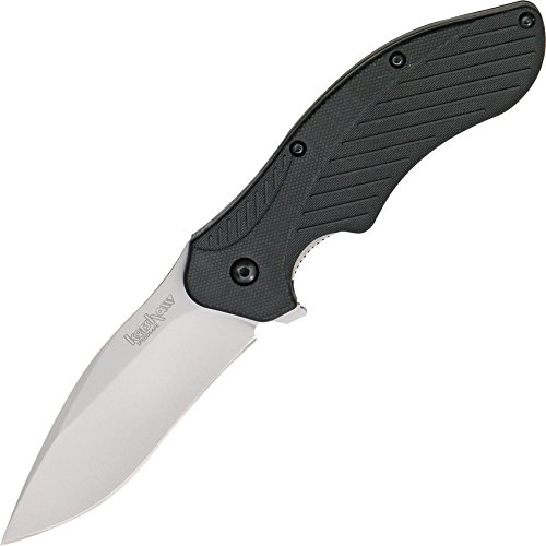 Kershaw Clash Folding Knife (1605) with SpeedSafe Assisted Opening, Stainless Steel with Reversible Pocketclip and Glass Filled Nylon Handle, 4.3 oz., 3.1 Inch Blade, 7.4 Inch Overall Length