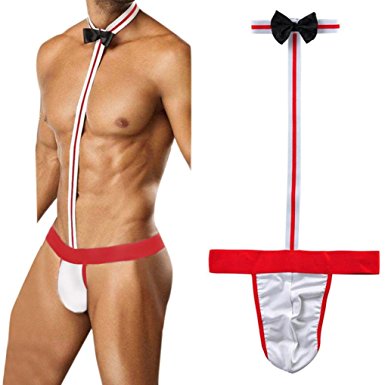 Perman Mens Sexy Briefs, Exotic G-Strings Thongs Bodysuit Lingerie Underwear - Cheap Stuff
