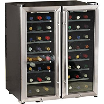 Silent 48 Bottle Dual Zone Thermoelectric Wine Refrigerator