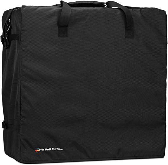 We Sell Mats Shoulder Bag for Interlocking Floor and Carpet Mats, Black