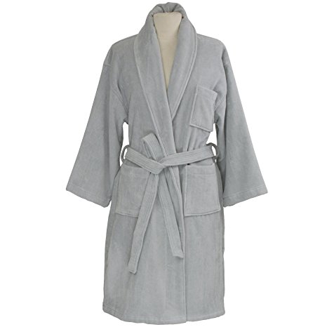 alpine swiss Blair Womens Cotton Terry Cloth Bathrobe Shawl Collar Velour Spa Robe