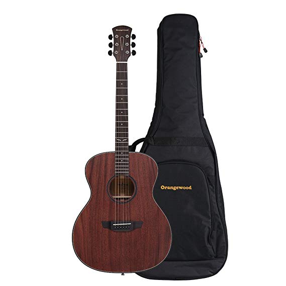 Orangewood Oliver Grand Concert Acoustic Guitar with Solid Mahogany Top