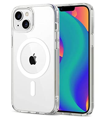 AmazonBasics Back Case Cover for iPhone 13 | Compatible for iPhone 13 Back Case Cover | Scratch-Resistant Back Case Cover | Clear