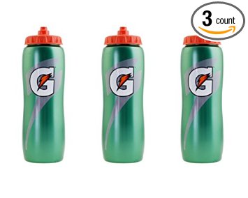 3 X Gatorade 32 ounce Squeeze Bottle