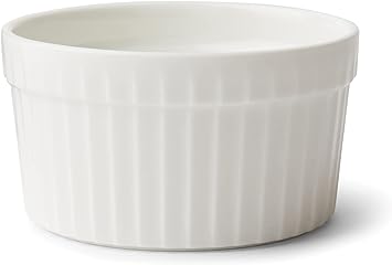 Fox Run Ramekin, White Stoneware, 4-Ounce