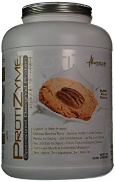 Metabolic Nutrition Protizyme Dietary Supplement, Butter Pecan Cookie, 5 Pound