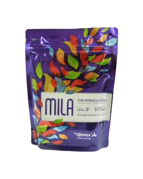 1 Pack MILA Lifemax, THE MIRACLE SEED 16 oz. OMEGA 3, The Ancient Superfood of the Aztecs Rediscovered