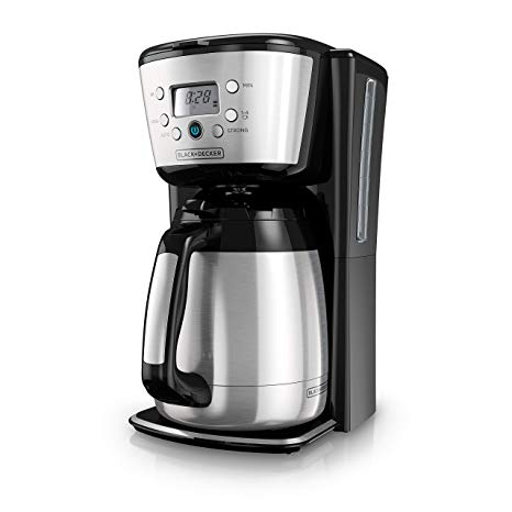 12-Cup* Thermal Programmable Coffeemaker, Stainless Steel, Discontinued by The Manufacturer