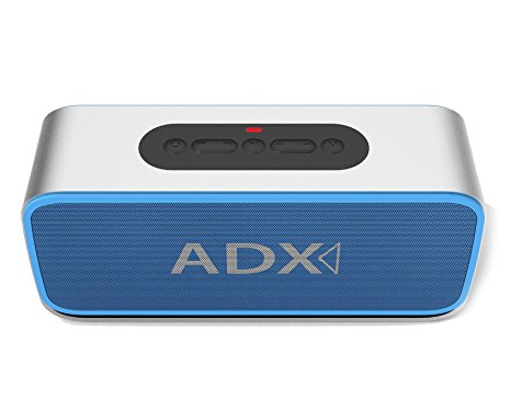 Audio Dynamix® X05-UE3 Portable Bluetooth V4.0 Aluminium Speaker -Blue- Ultimate Edition 3 - Features include: 24watts max output, rechargeable battery, and 20mtr (66ft) wireless range