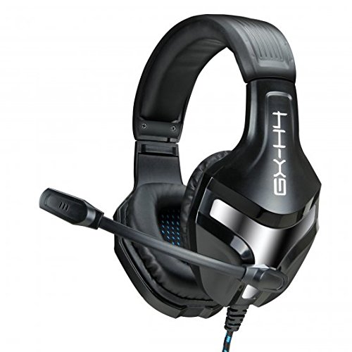 ENHANCE GX-H4 Computer Gaming Headset with Microphone - Braided Cable , Noise Isolating Headphones , Comfort Design Headband - Connect with 3.5mm AUX - INFILTRATE Series