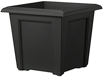 Stewart 9299005 40 cm Square Regency Planter - Black