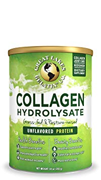 Great Lakes Gelatin, Collagen Hydrolysate, Unflavored Beef Protein, Kosher, 10 Oz Can
