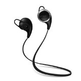 Bluetooth Headphones Innoo Tech QY10 Update QY9 V41 Wireless Sport Headset Stereo Earbuds Sweatproof In-Ear Noise Cancelling Earphones Mic APT-X for iPhone 6 plus 5S 4S Galaxy Android Phones
