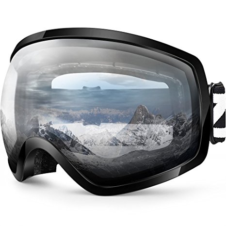 ZIONOR Lagopus Ski Snowboard Goggles UV Protection Anti-fog Snow Goggles for Men Women Youth