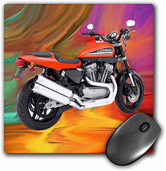 3dRose LLC 8 x 8 x 0.25 Inches Mouse Pad Picturing Harley Davidson Motorcycle Mouse Pad (mp_4840_1)