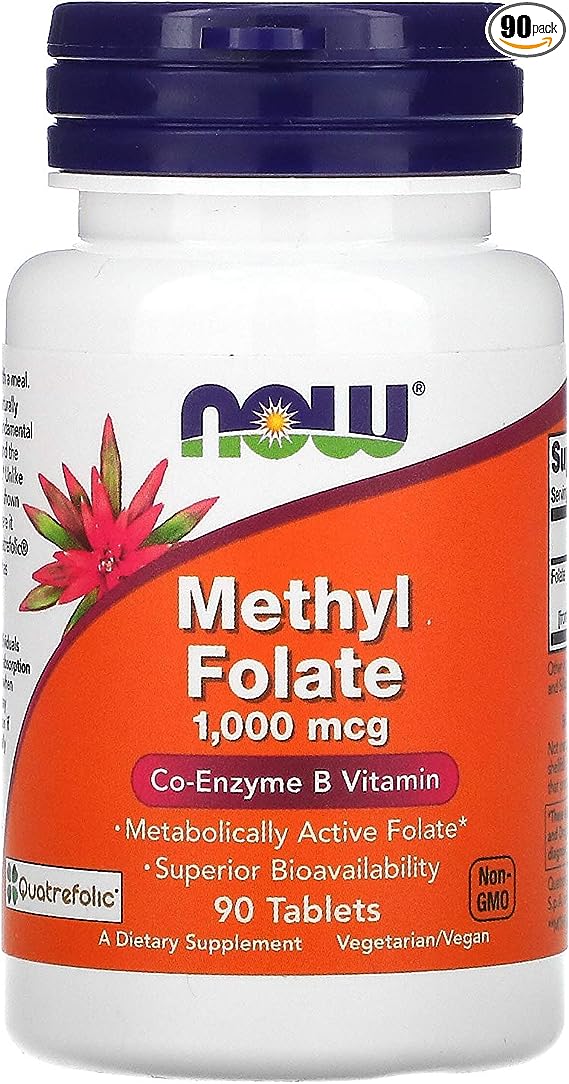 Now Foods, Methyl Folate, 1,000 mcg, 90 Tablets