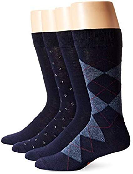 Dockers Men's 4 Pack Argyle Dress Socks