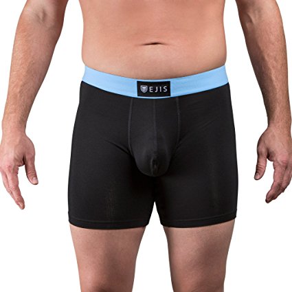 Ejis Sweatproof Mens Boxer Briefs Modal Fly Underwear w Sweat