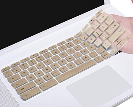 Keyboard Cover Compatible with Lenovo Chromebook C330 11.6" / Flex 11 Chromebook/Chromebook N20 N21 N22 N23 100e 300e 500e 11.6" / Chromebook N42 N42-20 14 inch Chromebook, Gold