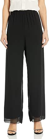 Alex Evenings Women's Wide Leg Dress Pant (Regular and Petite)