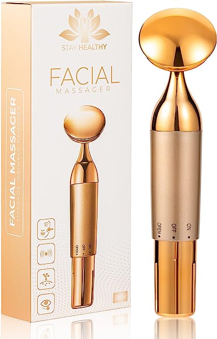Stay Healthy Facial Massager Roller - Face Massager Electric/Vibrating Face Massager - Face Sculpting Tool - Sonic Vibration Anti-aging Machine