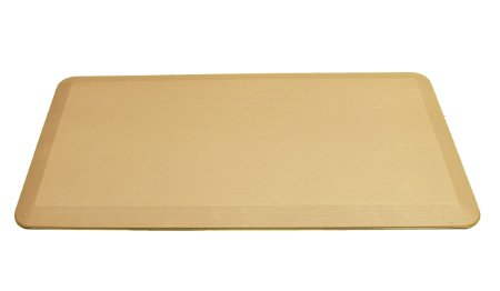 Royal Anti-Fatigue Comfort Mat - 20 in x 39 in - Multi Surface All-Purpose Luxurious Comfort - For Kitchen Bathroom or Workstations - Beautiful Sand Beige Color