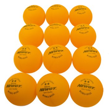 Newgy Robo-Balls - Ping-Pong Balls (1 Dozen), Orange