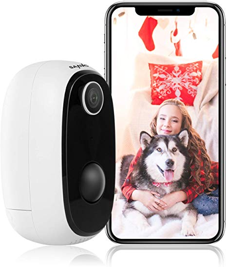 Wireless Rechargeable Battery Powered WiFi Camera, Home Security Camera, Night Vision, Indoor/Outdoor, 1080P Video with Motion Detection, 2-Way Audio, Waterproof, compatible with Cloud Storage/SD Slot