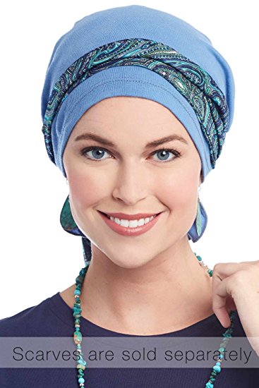 Headcovers Unlimited 100% Cotton Looped Accessory Beanie - Chemo Scarf, Cancer Hat