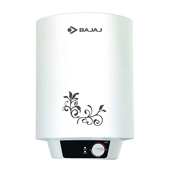 Bajaj Popular Plus Storage 25 Litre Vertical 4 Star Water Heater (White)