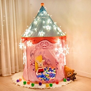 Kids Tent,Anyshock Outdoor and Indoor Tent PlayHouse Castle Baby Toys as a Best Gift for 1-8 Years Old Kids Boy Girls Toddler Infant (No LED Light,Mongolia 1)