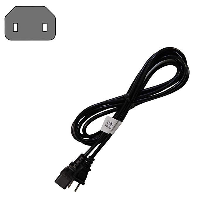 HQRP 10ft AC Power Cord for Sony KDL-46EX500 KDL-46EX501 KDL-46V4100 KDL-46V5100 KDL-52W4100 Bravia HDTV TV LCD LED Plasma Mains Cable   HQRP Coaster