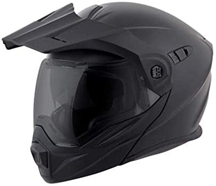 Scorpion EXO-AT950 Matte Black Snow Helmet with Electric Shield - Large