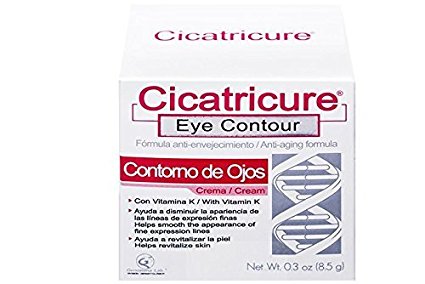 Cicatricure Eye Contour Anti Aging Cream with Vitamin K, Wrinkle, Dark Circle Remover 0.30 oz Crema