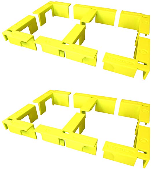 EZ Woodshop Corner Clip 12-Piece Box/Cabinet/Shelf Corner Clamp Set