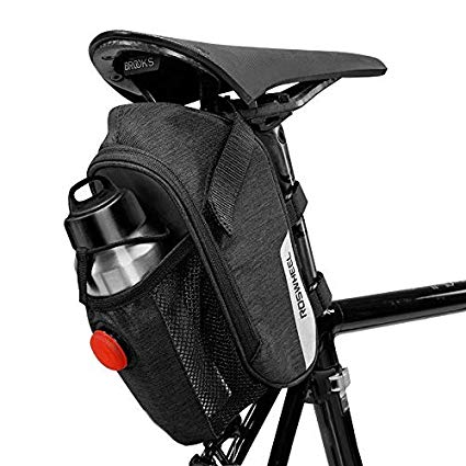 Roswheel Essentials Series Water Resistant Bike Saddle Bag Bicycle Under Seat Pouch for Cycling Accessories
